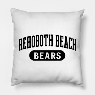 RBB Collegiate Style Logo (Black Lettering) Pillow