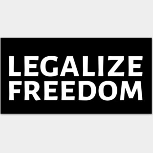 Libertarian Voluntarism Anarcho Capitalism Legalize Freedom Posters and Art