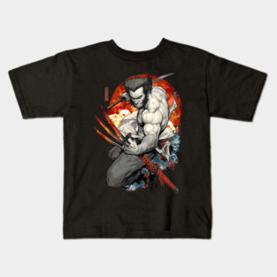 Adamantium Samurai Kids T-Shirt