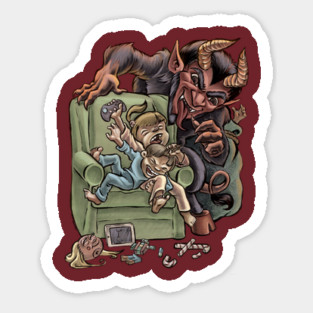 Krampus Sticker