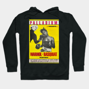 PALLADIUM 1985 Warhol/Basquiat Exhibition Poster Hoodie
