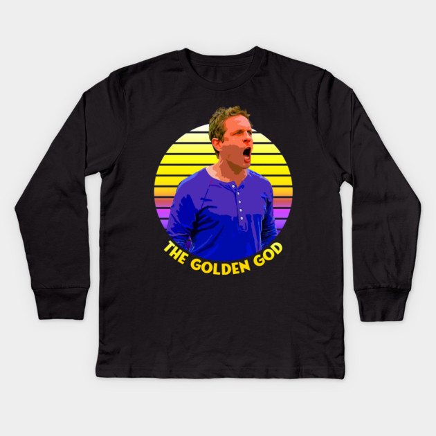 Sunset Stripes Series // Golden God Kids Long Sleeve T-Shirt by Tv Moments