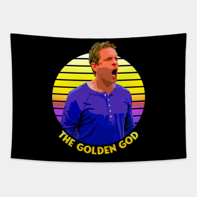 Sunset Stripes Series // Golden God Tapestry by Tv Moments