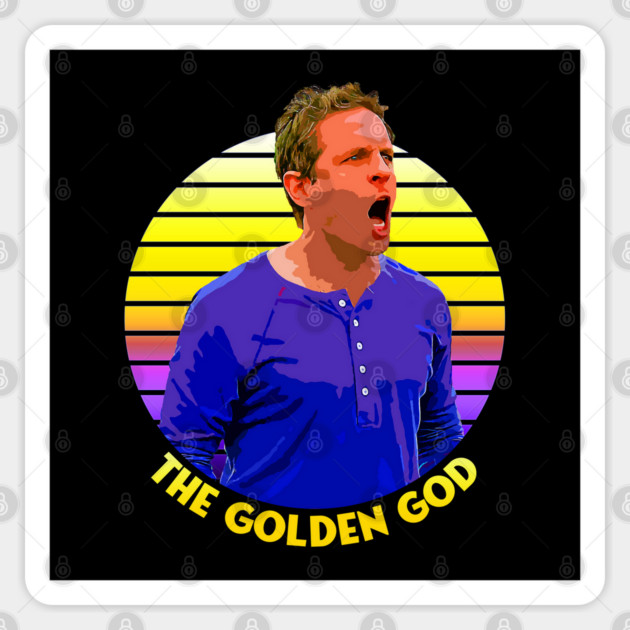 Sunset Stripes Series // Golden God Sticker by Tv Moments