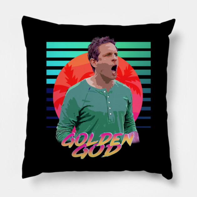 Neon Dreams Series // Golden God Pillow by Tv Moments