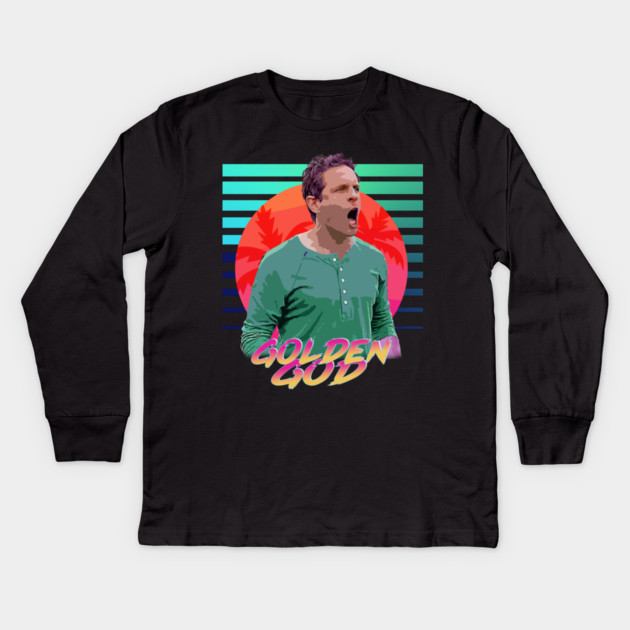 Neon Dreams Series // Golden God Kids Long Sleeve T-Shirt by Tv Moments