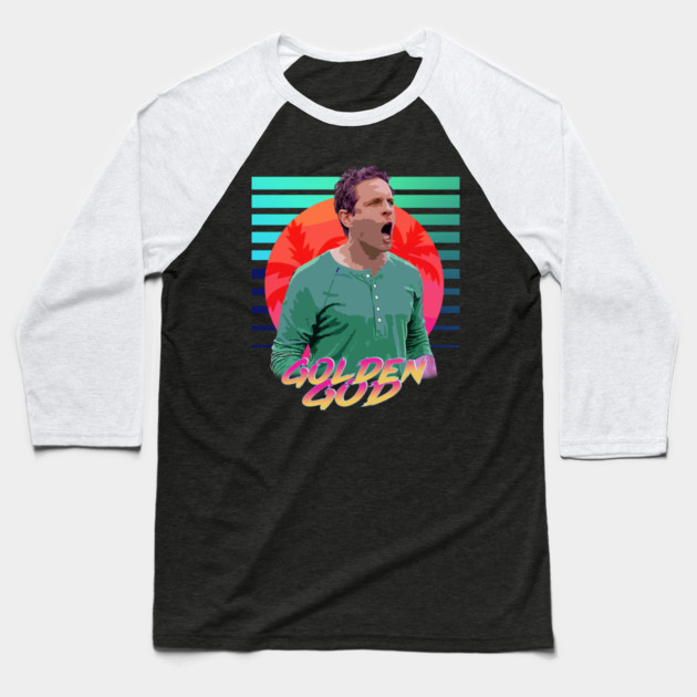 Neon Dreams Series // Golden God Baseball T-Shirt by Tv Moments
