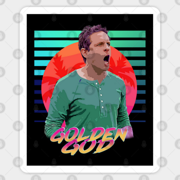 Neon Dreams Series // Golden God Sticker by Tv Moments