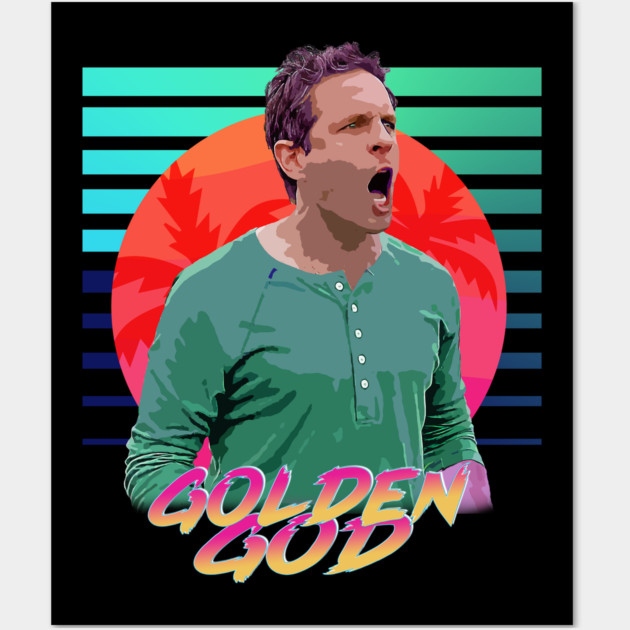 Neon Dreams Series // Golden God Wall Art by Tv Moments