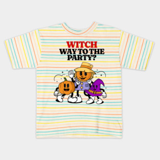 Witch Way To The Party? Kids T-Shirt