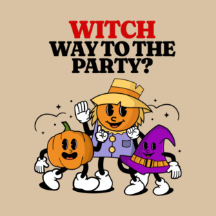Witch Way To The Party? T-Shirt