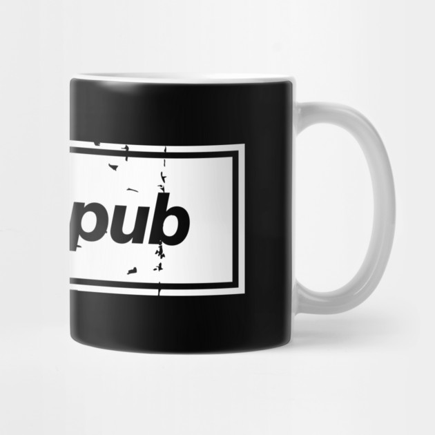 To The Pub - White Oasis Distressed Logo Typography by Butter Creative