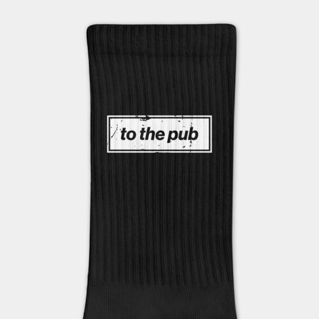 To The Pub - White Oasis Distressed Logo Typography by Butter Creative