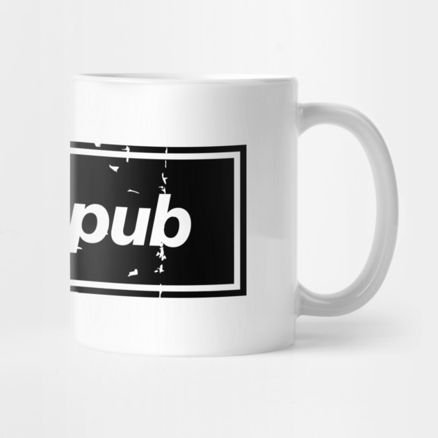 To The Pub - Black Oasis Distressed Logo Typography by Butter Creative