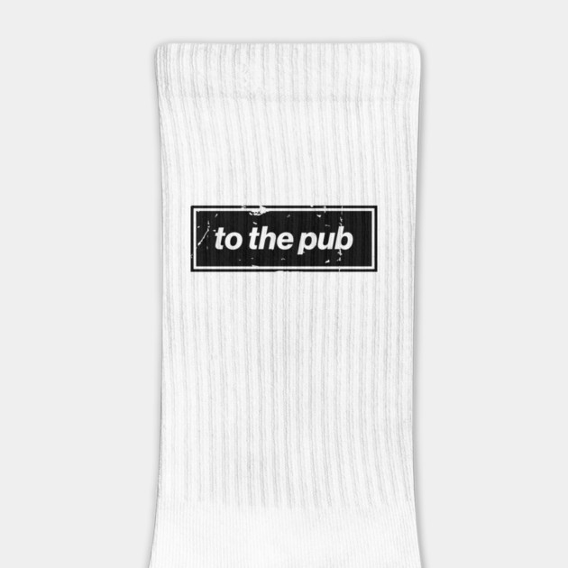 To The Pub - Black Oasis Distressed Logo Typography by Butter Creative