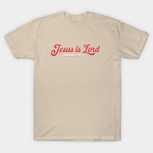Jesus Is Lord,  graphic Vintage retro bible verse T-Shirt