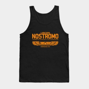 ALIEN inspired NOSTROMO sci-fi horror Tank Top