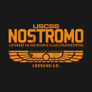 ALIEN inspired NOSTROMO sci-fi horror T-Shirt