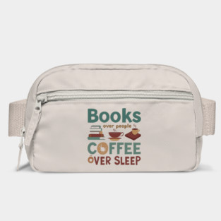 Books People Coffee Sleep Bag