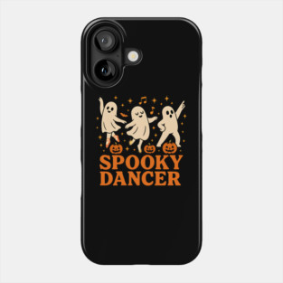 Spooky Dancer Ghost Halloween Costume Graphic Phone Case