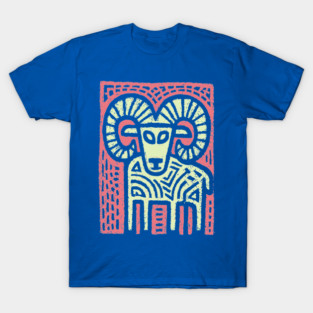 Aries Ram Zodiac | Babylonian Astrology Symbol T-Shirt