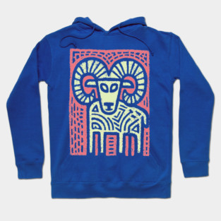 Aries Ram Zodiac | Babylonian Astrology Symbol Hoodie
