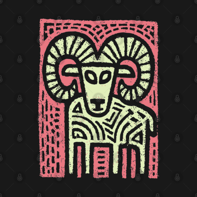 Aries Ram Zodiac | Babylonian Astrology Symbol by TuncGK