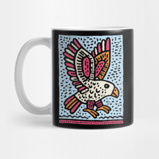 Whimsical Eaglet | Brave Fledgling Graphic Mug