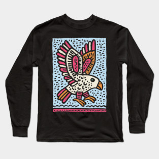 Whimsical Eaglet | Brave Fledgling Graphic Long Sleeve T-Shirt