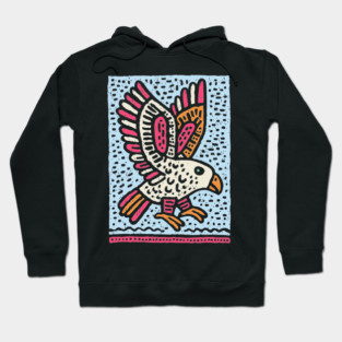 Whimsical Eaglet | Brave Fledgling Graphic Hoodie