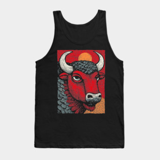Sacred White Buffalo | The Great Spirit Animal Tank Top
