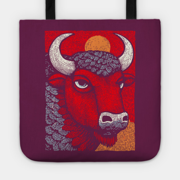 Sacred White Buffalo | The Great Spirit Animal Tote by TuncGK