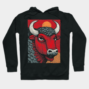 Sacred White Buffalo | The Great Spirit Animal Hoodie
