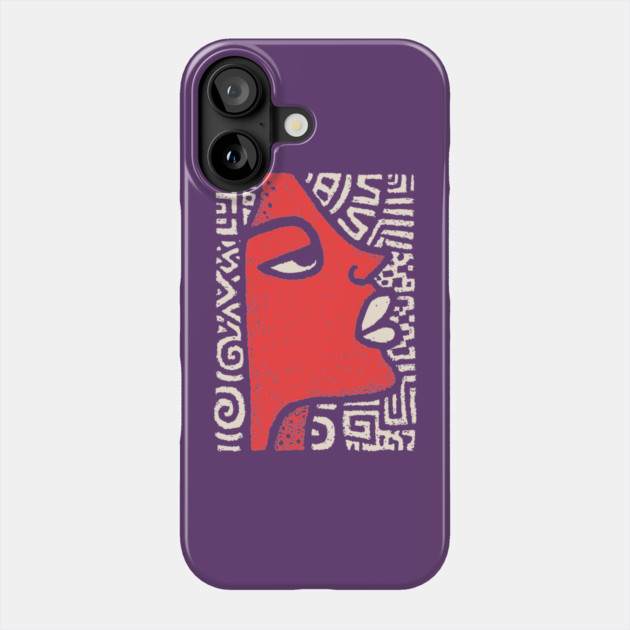 Queen of the Nile | Abstract Egyptian Pharaoh Phone Case by TuncGK
