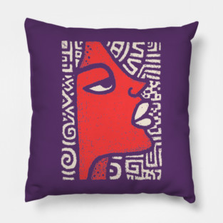Queen of the Nile | Abstract Egyptian Pharaoh Pillow