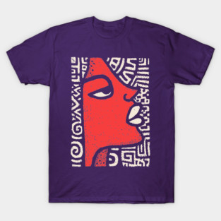 Queen of the Nile | Abstract Egyptian Pharaoh T-Shirt