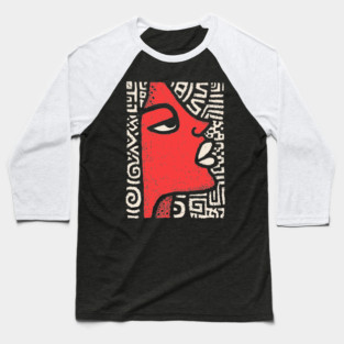 Queen of the Nile | Abstract Egyptian Pharaoh Baseball T-Shirt