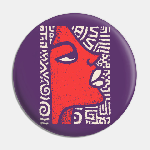 Queen of the Nile | Abstract Egyptian Pharaoh Pin by TuncGK