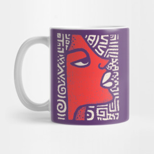 Queen of the Nile | Abstract Egyptian Pharaoh Mug