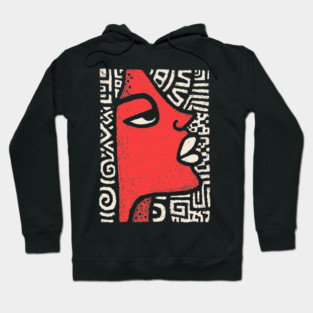 Queen of the Nile | Abstract Egyptian Pharaoh Hoodie