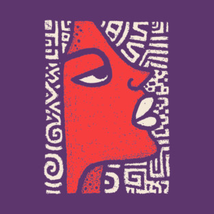 Queen of the Nile | Abstract Egyptian Pharaoh T-Shirt