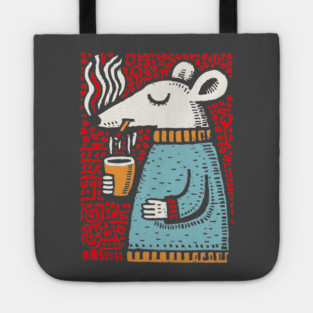 Cozy Rat Barista | The Coffee Enthusiast Tote