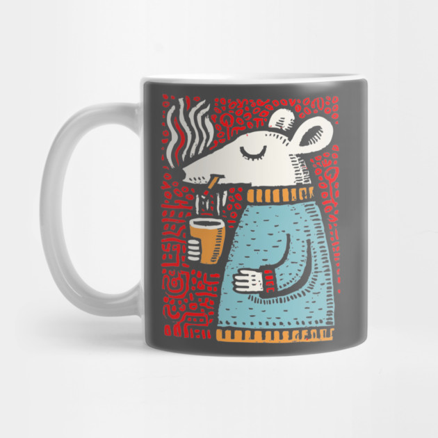 Cozy Rat Barista | The Coffee Enthusiast by TuncGK