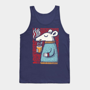 Cozy Rat Barista | The Coffee Enthusiast Tank Top