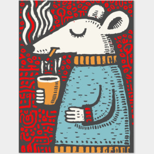 Cozy Rat Barista | The Coffee Enthusiast Posters and Art