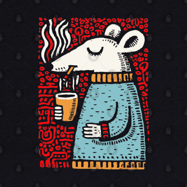 Cozy Rat Barista | The Coffee Enthusiast by TuncGK