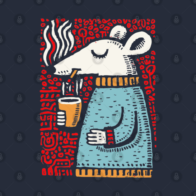 Cozy Rat Barista | The Coffee Enthusiast by TuncGK