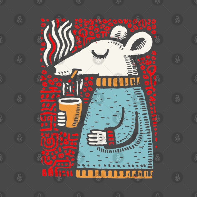 Cozy Rat Barista | The Coffee Enthusiast by TuncGK