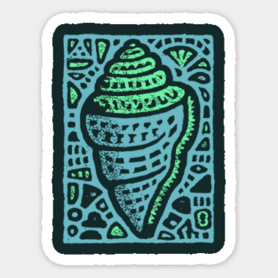 Aqua Conch Shell | The Ocean's Breath Magnet