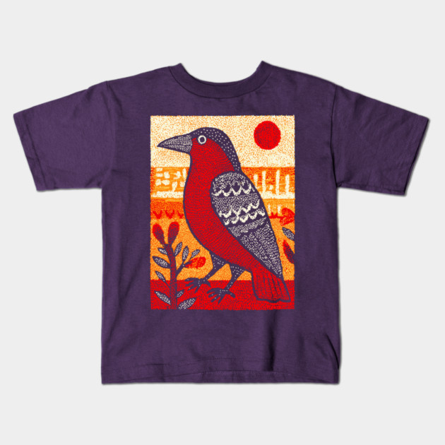 Solar Crow | The Sun Bringer Omen Kids T-Shirt by TuncGK